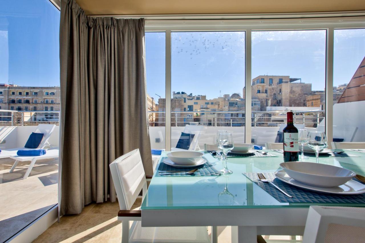 Valletta Luxury 4-Bedroom Duplex With Stunning Sea Views Private Terrace And Jacuzzi Экстерьер фото